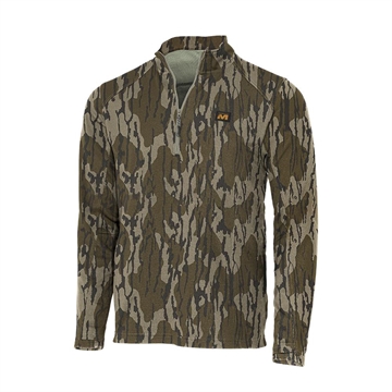 Picture of Muddy DV8 Quest Midweight Quarter Zip Sweatshirt Mossy Oak Bottomland M MUD-D2001-MOBL-M