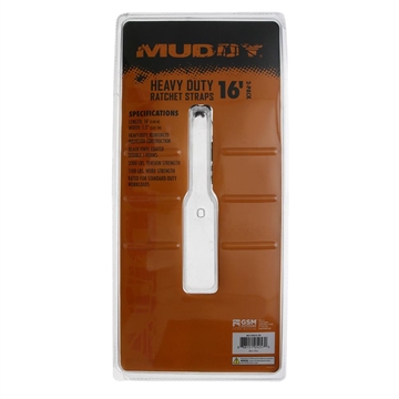 Picture of Muddy Heavy Duty Ratchet Straps 16 ft 2/ct    MUD-HDRS16-2PK