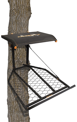 Picture of Muddy MUDMFP1200 Boss XL Hang-On Stand Black Flex-Tek/Steel 25" W x 34" D MUDMFP1200 MUD-MFP1200