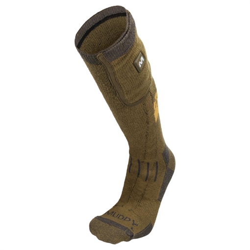 Picture of MUDDY NUCLEUS HEATED SOCKS BROWN CLAY LARGE/X-LARGE MUD-HT-SOCK-CL-LXL