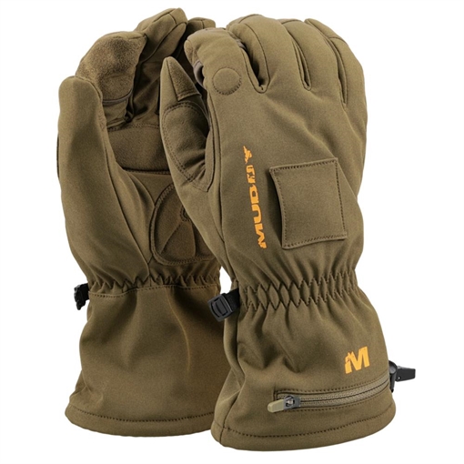 Picture of MUDDY NUCLEUS HEATED SOFTSHELL GLOVE BROWN CLAY LARGE MUD-HT-GLV-CL-L
