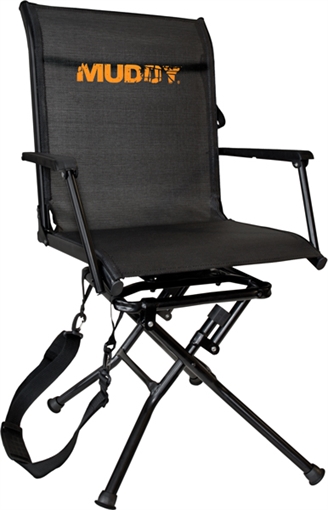 Picture of Muddy MUDMGS400 Swivel Ease Ground Seat Black Steel MUDMGS400 MUD-MGS400