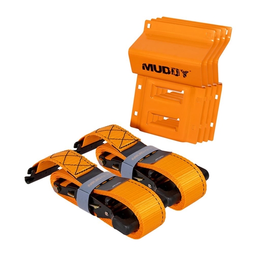 Picture of Muddy UTV Wheel Chock Tie-Down Kit Orange 2/ct    MUD-WCTDK-2PK