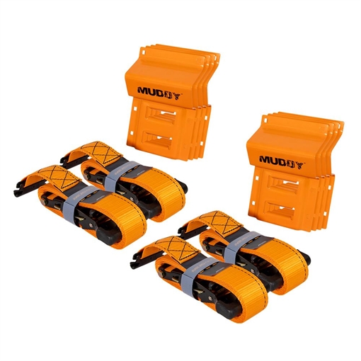 Picture of Muddy UTV Wheel Chock Tie-Down Kit Orange 4/ct    MUD-WCTDK-4PK