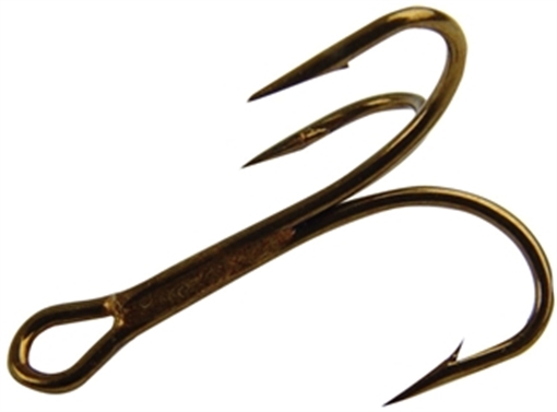 Picture of MUSTAD TREBLE RINGEYE 25BX BRONZE 3551BR-4/0-25