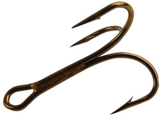 Picture of MUSTAD TREBLE RINGEYE 25BX BRONZE 3551BR-8-25