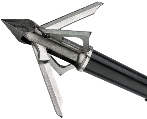 Picture of Muzzy Trocar HBX Broadhead Chisel Tip Stainless Steel Ferrule Blades 100 gr/3 Per Pack 298