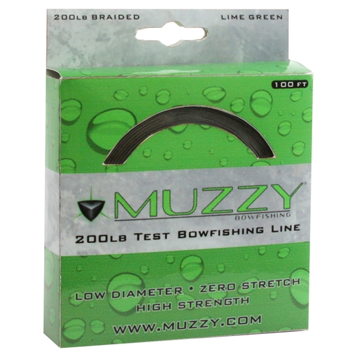 Picture of Muzzy Muzzy Bowfishing Line Lime Green 200 lb. 100 ft. 1078