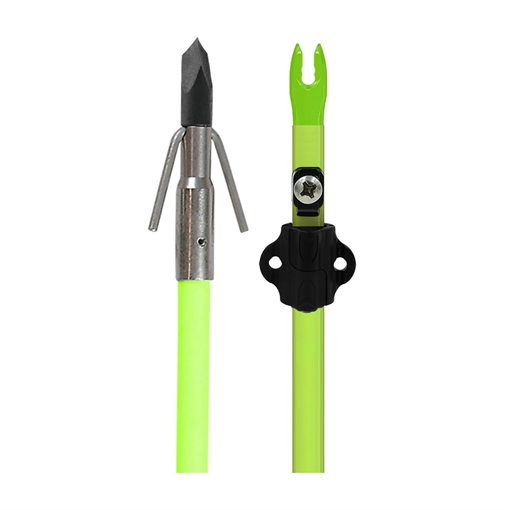 Picture of Muzzy Classic Chartreuse Fish Arrow with Gar Point & Safety 1420-GBS