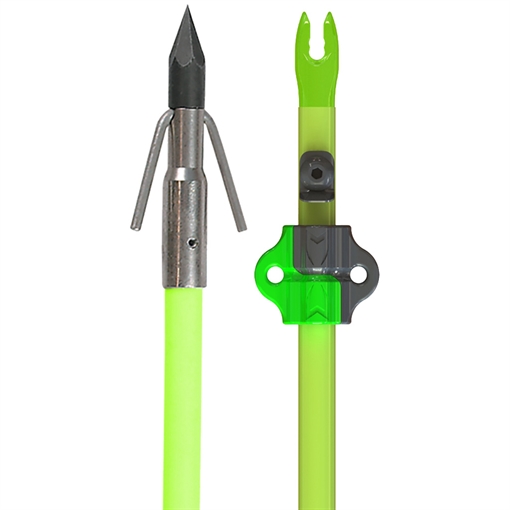 Picture of Muzzy Classic Chartreuse Fish Arrow w Carp Point & Safety 1420-CBS