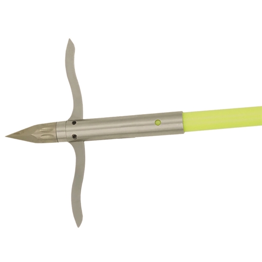 Picture of Muzzy Muzzy Classic Fish Arrow Chartreuse with Iron 2 Barb Point 1034-CBS 1034CBS