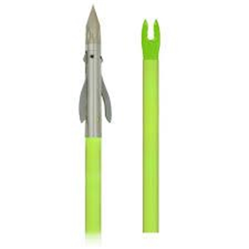 Picture of Muzzy Iron 2-Blade Fish Point w Chartreuse Arrow 1034