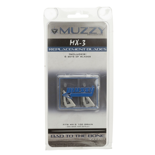 Picture of Muzzy Muzzy Replacement Blades MX-3 100 gr. 9 pk. 320-MX3