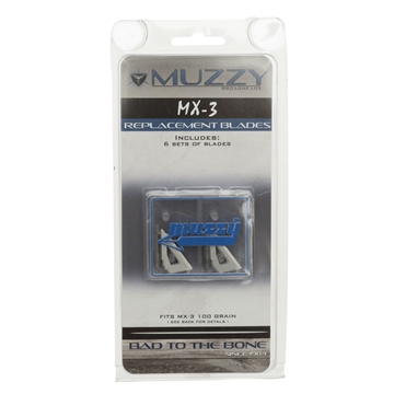 Picture of Muzzy Muzzy Replacement Blades MX-3 100 gr. 9 pk. 320-MX3