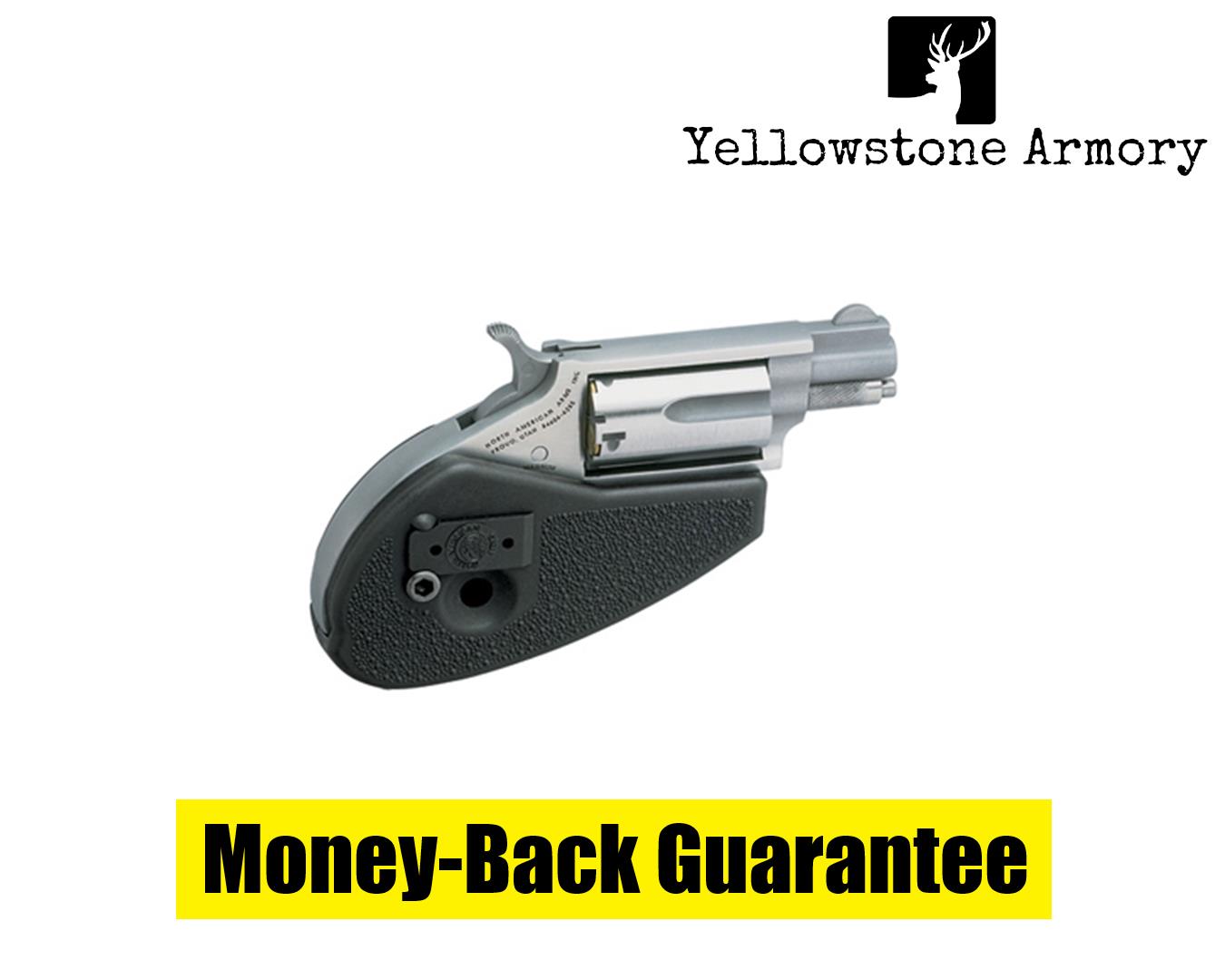 NAA Mi-Revolver Combo 22 LR/.22 WMR Staless/Black Holster 1.13 22MSCHG-img-0