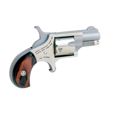 Picture of North American Arms NAA 22S Mini-Revolver 22 Short Stainless/Wood 1.13 in. 5 rd. NAA-22S