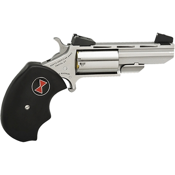 Picture of North American Arms NAA Black Widow Revolver 22 LR Stainless/Black 2 in. 5 rd. AS NAA-BWLA