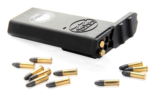 Picture of North American Arms Catch 22 Ammo Carrier, Belt Clip, Holds 50 Rounds of .22 Long Rifle, 70 Rounds of .22 Short or 30 Rounds of .22 Magnum CATCH22 CATCH-22