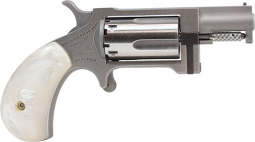 Picture of NAA Sidewinder Mini Revolver.22 WMR 1.5" Barrel White/Pearl Grip NAA-SW-GPW