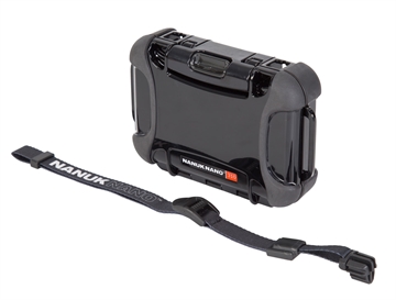 Picture of Nanuk Nano 310 Black Polycarbonate w/ PowerClaw Latches Includes Carry Strap 3100001