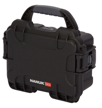 Picture of Nanuk  903 Impact Resistant Black Polymer w/ Foam Padding&Latches  903-1001