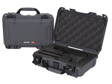 Picture of Nanuk 909 Classic Gun Case Waterproof Graphite Resin w/ Closed-Cell Foam Padding 11.44" L x 7" W x 3.68" H Interior Dimensions 909CLASG7