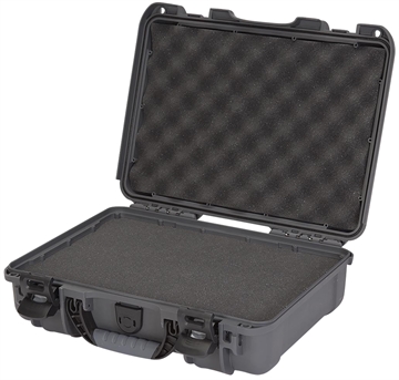 Picture of Nanuk Hard Cases Nanuk Pistol and Accessory Hard Case w/Foam Graphite 13.2 in. x 9.2 in. x 3.8 in. 910S-010GP-0A0 9101007