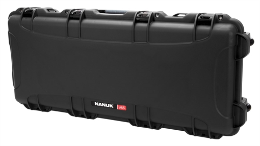 Picture of Nanuk 985TAK1 985 Takedown Case Waterproof Black NK-7 Resin w/ Foam Padding Wheels & Handle 985TAK1 985-TAK1