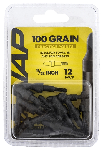Picture of NAP 3D Practice Points Field Tips Fixed 100 GR Black/ 12 Pack NAP60P3DP1132