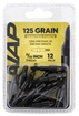 Picture of NAP 3D Practice Points Field Tips Fixed 125 GR Black/ 12 Pack NAP60P3DP1132X