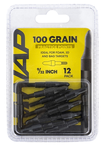 Picture of NAP 3D Practice Points Field Tips Fixed 100 Gr Black/ 12 Pack NAP60P3DP932