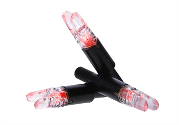 Picture of New Archery Products NAP Thunderglo Lighted Crossbow Nocks Red Universal Fit 3 pk. NAP-ILLNX-RD-3PK NAPILLNXRD3PK