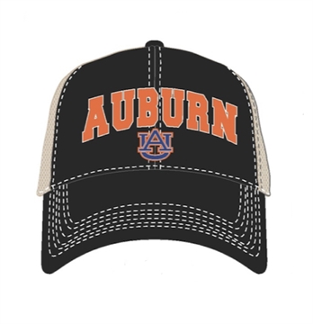 Picture of NATIONAL CAP & SPORTSWEAR FALCON TAN MESH BACK AUBURN 1901-AU