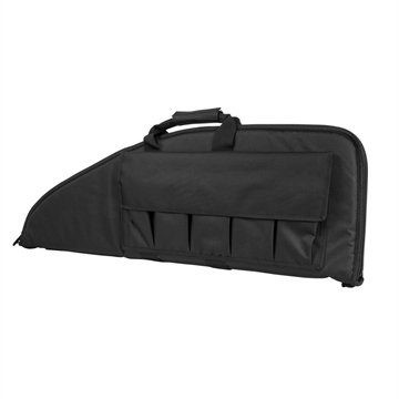 Picture of NcStar VISM Rifle Case w/ Double Zippers ID Holder Foam Padding & Black Finish CV290736