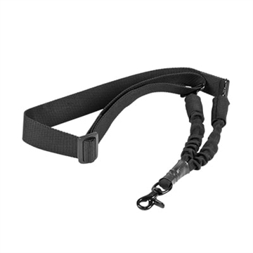 Picture of NcSTAR Single Point Sling, Black, 30" Length (Fully Extended), Fits AR Style Single Point Yoke Rings AARS1P