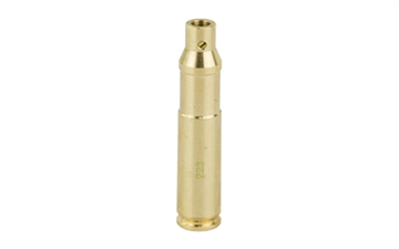 Picture of NcSTAR .223REM Laser Cartridge Bore Sighter, Brass Finish, Fits .223 Remington Chambers TLZ223