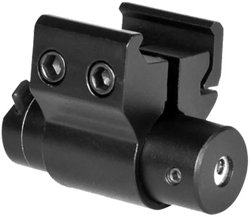 Picture of NcSTAR Compact Red Laser, Black, Mounts to Most Weaver Style/ Picatinny Rails, Fully Adjustable for Windage and Elevation, Side to Side Toggle On/Off, Uses (2) LR44 Batteries (Included) ACPRLS