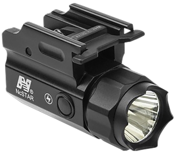 Picture of NcStar Compact Flashlight QR w/Strobe Black 150 Lumens White Cree LED ACQPTF