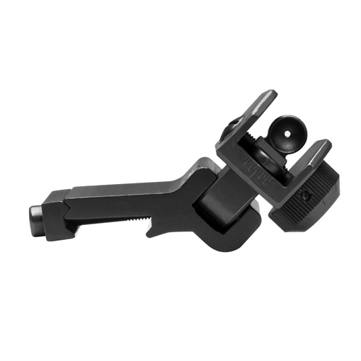 Picture of NcStar AR-15 45 Degree Offset Flip-Up Rear Sight Black MAR45FLR