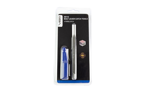 Picture of NcSTAR AR15 Bolt Catch Lever Tool, Includes Polymer Drift Punch Guide Jig and Steel Punch, Black and Blue VTARBLCATCH