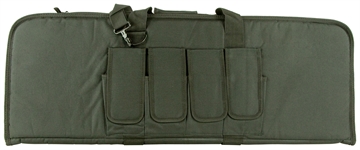 Picture of NcStar VISM Carbine Case Black PVC Nylon w/ Lockable Zippers Pockets & Padded Carry Handle CVCP2960B36