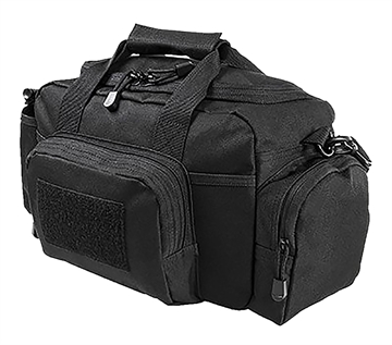 Picture of NcStar VISM Range Bag with Small Size, Side Pockets, PALs Webbing, Carry Handles, Pockets & Black Finish CVSRB2985B