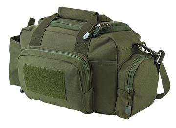 Picture of NcStar VISM Range Bag with Small Size, Side Pockets, PALs Webbing, Carry Handles, Pockets & Green Finish CVSRB2985G