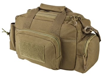 Picture of NcStar VISM Range Bag with Small Size, Side Pockets, PALs Webbing, Carry Handles, Pockets & Tan Finish CVSRB2985T