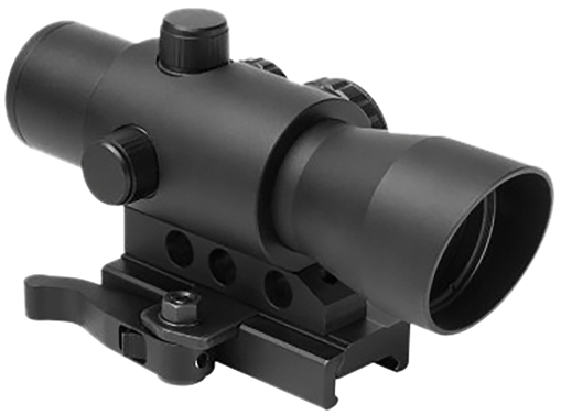 Picture of NcStar Mark III Tactical Advanced with 4 Reticles Black Anodized 1 x 32 mm 3 MOA Red/Green/Blue Multi Reticle DMRK132A