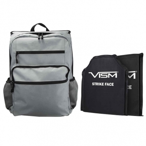 Picture of NCSTAR GUARDIAN BACKPACK GRAY DISCRETE W/ 10"X12" FRONT AND BACK LEVEL IIIA BALLISTIC SOFT PANELS BGBPS3003LG-A
