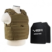 Picture of NCSTAR K9 TACTICAL VEST MEDIUM TAN 2 HANDLE METAL RINGS LOOP VELCRO MOLLE WEBBING CVK93005TM