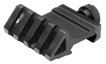 Picture of NcSTAR 45 Degree Offset Rail Mount, Black, Picatinny MPR45