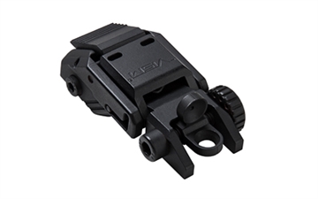 Picture of NcSTAR Pro Series Rear Flip-Up Sight, Fits Picatinny, Matte Finish, Black VMARFLR
