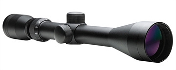 Picture of NcSTAR 3-9X40 Full Size Scope, 3-9X Magnification, 40mm Objective Lens, P4 Sniper Reticle, Black, Lens Covers Included, Weighs 16.1oz SFB3940G